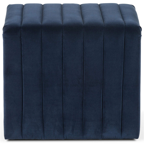 Home Fashion Augustine 21" Ottoman Sapphite Navy By Four Hands