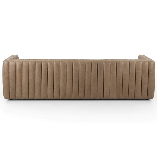 Home Fashion Augustine 97" Leather Sofa Palermo Drift By Four Hands