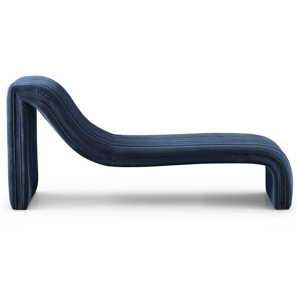 Home Fashion Augustine Chaise Lounge Sapphire Navy By Four Hands