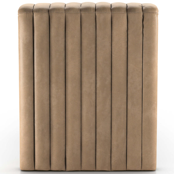 Home Fashion Augustine Leather Chaise Lounge Palermo Drift By Four Hands