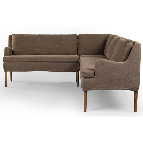 Home Fashion Aurelia Dining Banquette L-Shape Broadway Coffee By Amber Lewis