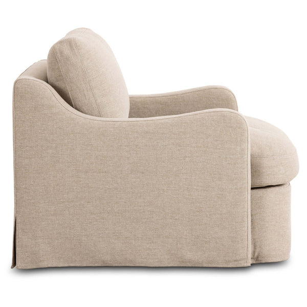 Home Fashion Aurelia Outdoor Swivel Chair Alessi Buff By Amber Lewis X Four Hands