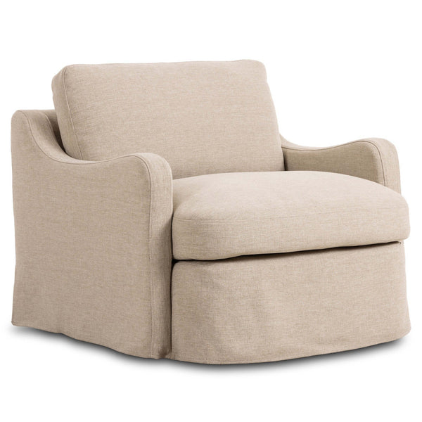 home fashion Aurelia Outdoor Swivel Chair Alessi Buff by Amber Lewis x Four Hands