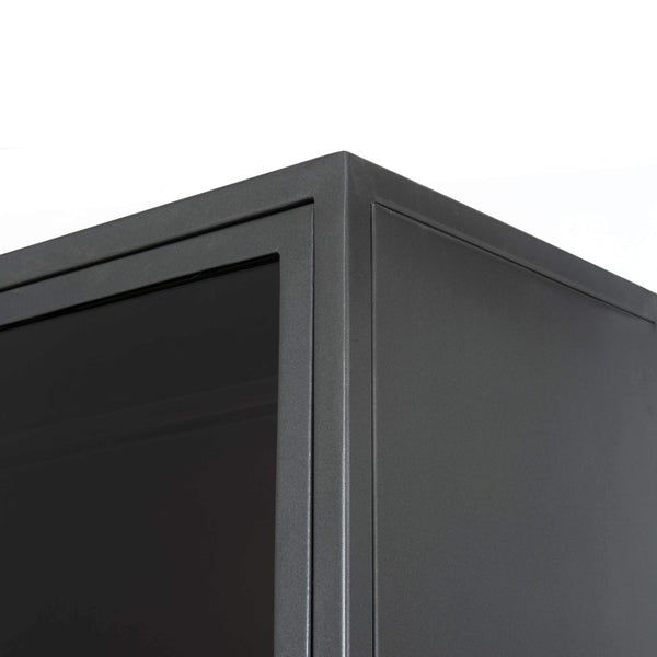 Home Fashion Aviva Barrister Cabinet Gunmetal By Four Hands