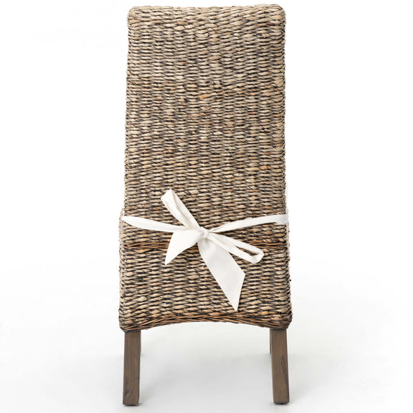 Home Fashion Banana Leaf Chair Grey Wash Set Of 2 By Four Hands