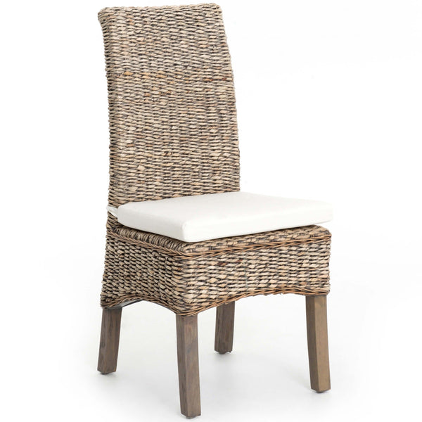 home fashion Banana Leaf Chair Grey Wash Set of 2 by Four Hands