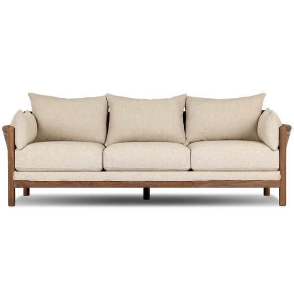 home fashion Barbosa 86" Outdoor Sofa Concha Beige by Four Hands