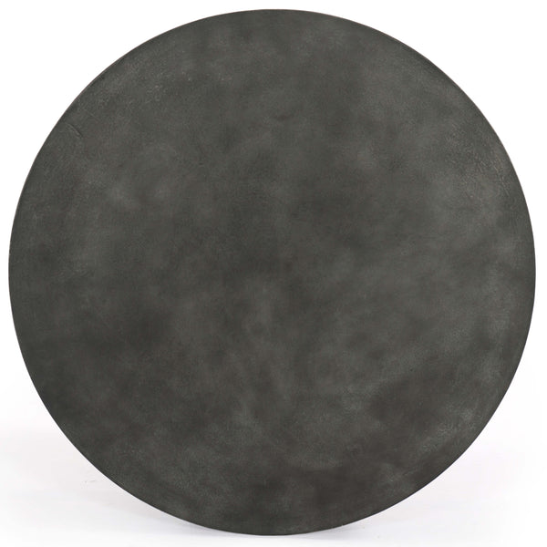 Home Fashion Basil 48" Outdoor Round Coffee Table Aged Grey By Four Hands