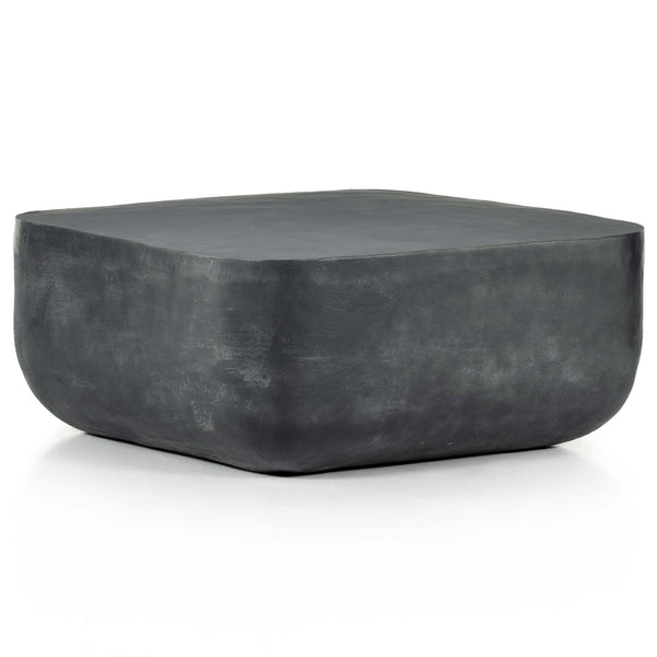home fashion Basil Square Outdoor Coffee Table Aged Grey by Four Hands