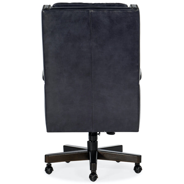Home Fashion Beckett Executive Leather Chair Checkmate Champion