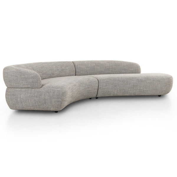 home fashion Belen 2 Piece Chaise Sectional Thames Coal by Four Hands