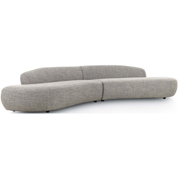 home fashion Belen Double Chaise Thames Coal by Four Hands