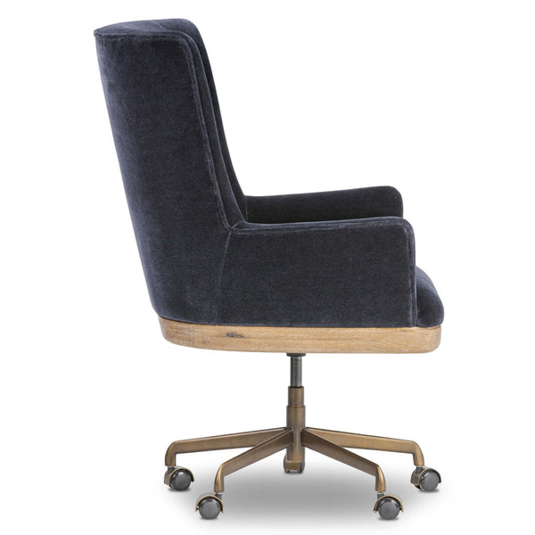 Home Fashion Bernardo Desk Chair Monte Navy By Four Hands
