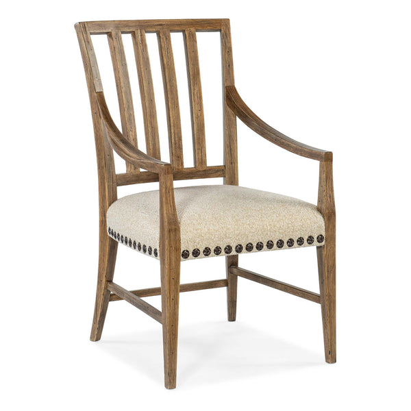home fashion Big Sky Arm Chair Vintage Natural Set of 2