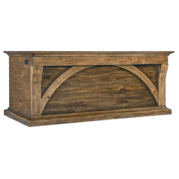 Home Fashion Big Sky Executive Desk Vintage Natural