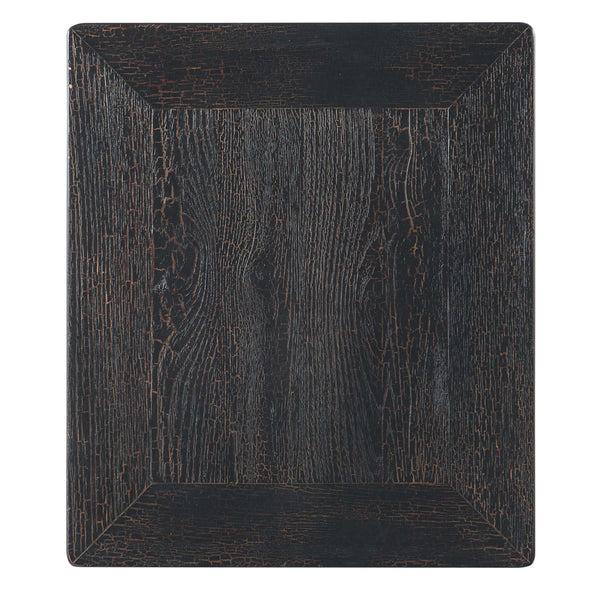 Home Fashion Big Sky Turned Leg End Table Charred Timber