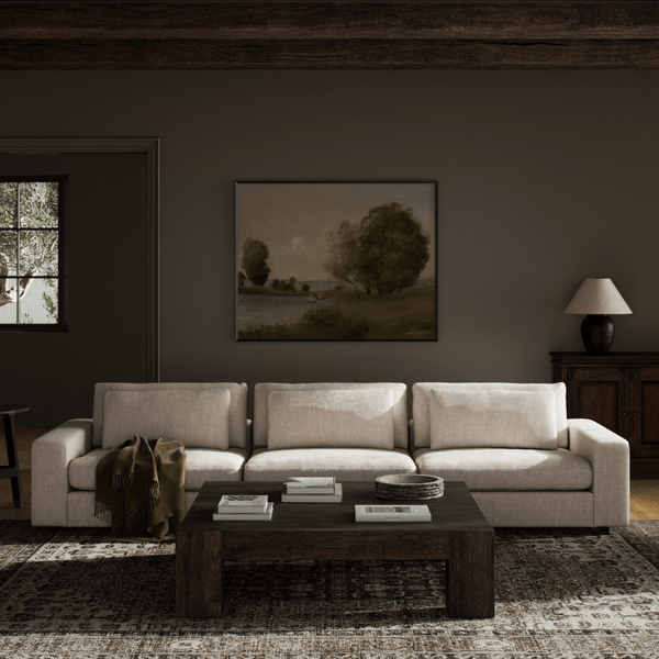 Home Fashion Bloor 3 Piece Sofa Essence Natural By Four Hands