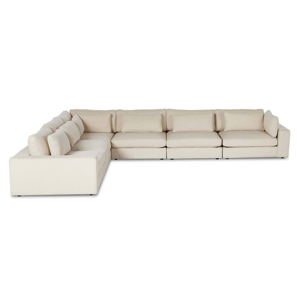 Home Fashion Bloor 6 Piece Sectional Clairmont Sand By Four Hands
