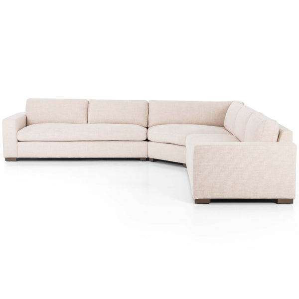 Home Fashion Boone Large Sectional Thames Cream By Four Hands