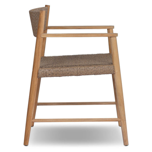 Home Fashion Boston Outdoor Dining Chair Faux Dark Hyacinth Set Of 2 By Four Hands