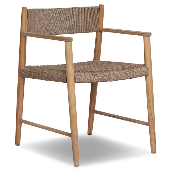 home fashion Boston Outdoor Dining Chair Faux Dark Hyacinth Set of 2 by Four Hands