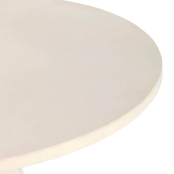 Home Fashion Bowman Outdoor Dining Table White Concrete By Four Hands