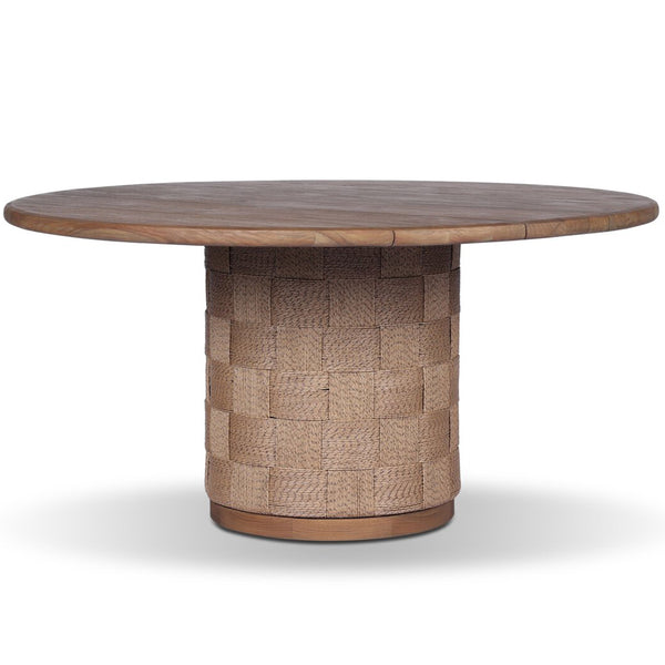 home fashion Brandt Outdoor 60" Round Dining Table Toasted Brown by Four Hands