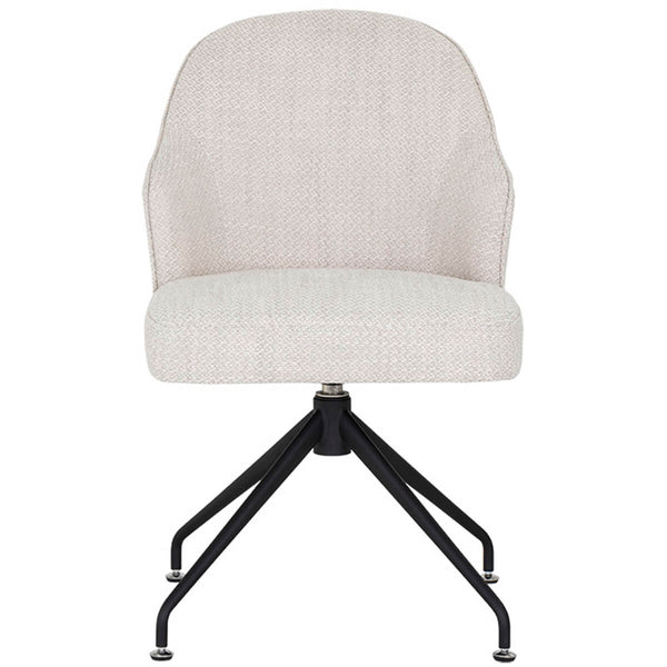 Home Fashion Bretta Swivel Dining Chair Moto Stucco
