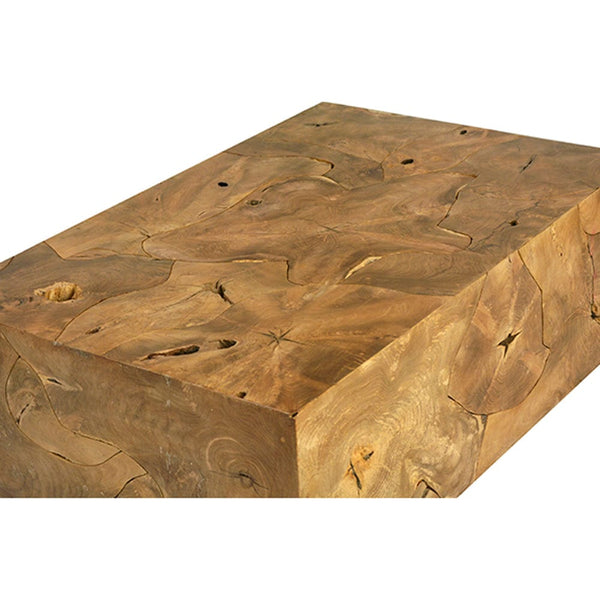 Home Fashion Briar Rectangular Coffee Table Natural