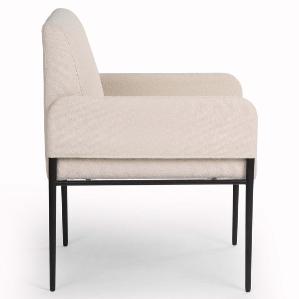 Home Fashion Brickel Arm Chair Fiqa Boucle Light Taupe By Four Hands