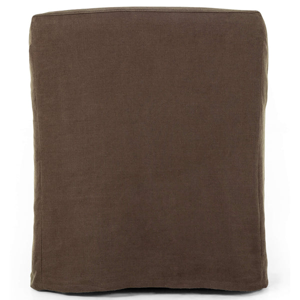 Home Fashion Bridges Slipcover Arm Chair Brussels Coffee By Four Hands
