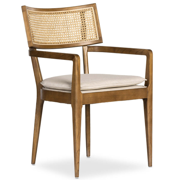 home fashion Britt Arm Chair Toasted Nettlewood by Four Hands