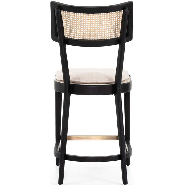 Home Fashion Britt Counter Stool Brushed Ebony By Four Hands