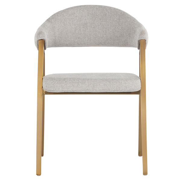 Home Fashion Burgos Arm Chair Belfast Heather Grey Set Of 2