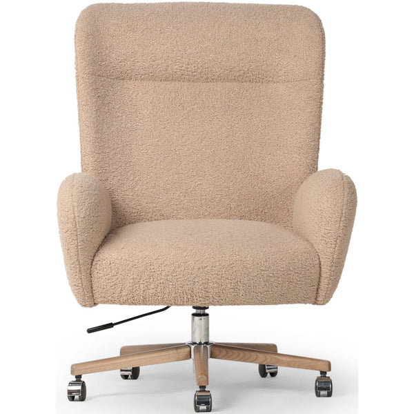 Home Fashion Cade Desk Chair Sheepskin Camel By Four Hands