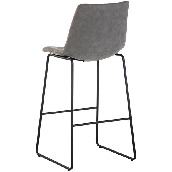 Home Fashion Cal Bar & Counter Stool Antique Grey Set Of 2