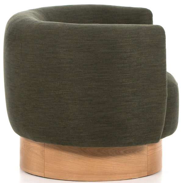 Home Fashion Calista Swivel Chair Atlantis Moss By Four Hands