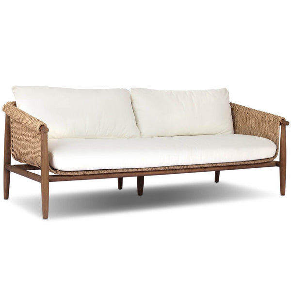 Home Fashion Cambrie 76" Outdoor Sofa Arashi Salt By Four Hands