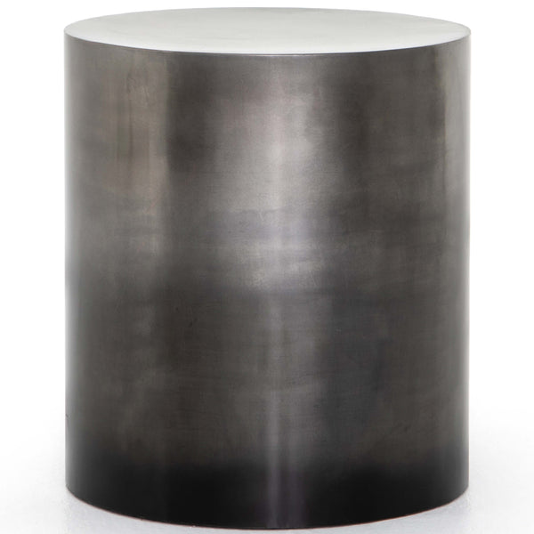 home fashion Cameron End Table Ombre Pewter by Four Hands