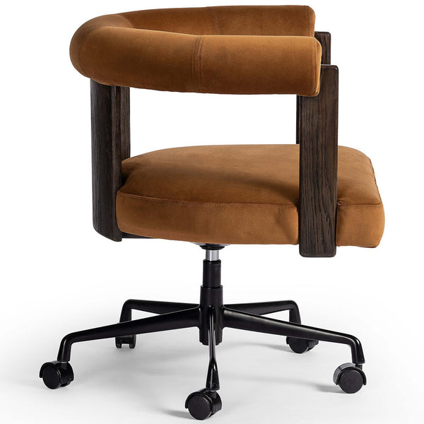 Home Fashion Canon Desk Chair Stax Rust By Four Hands