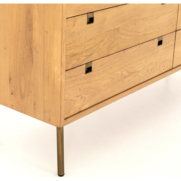 Home Fashion Carlisle 6 Drawer Dresser Natural Oak By Four Hands