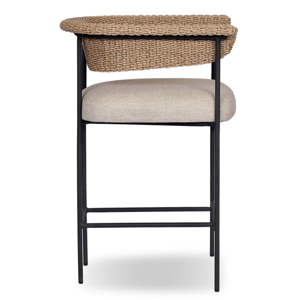 Home Fashion Carrie Outdoor Bar & Counter Stool Ellor Beige By Four Hands