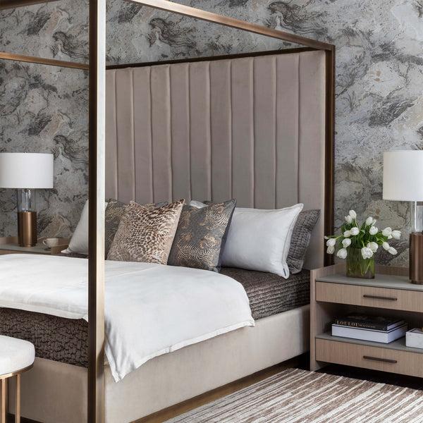 Home Fashion Casette Canopy King Bed Piccolo Prosecco