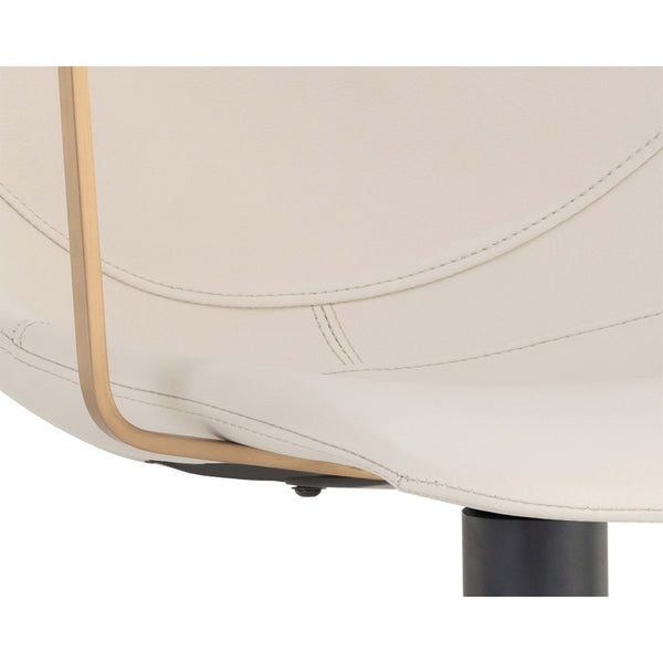 Home Fashion Cassius Swivel Dining Chair Dillon Cream