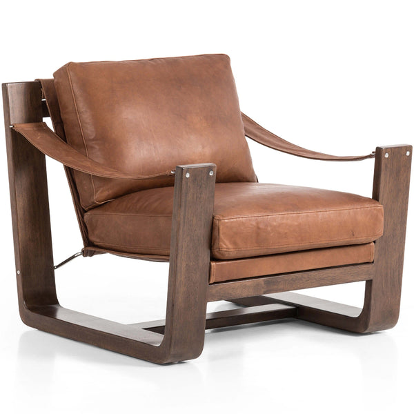home fashion Cesar Leather Chair Heirloom Sienna by Four Hands