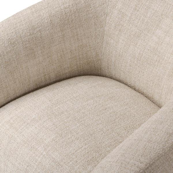Home Fashion Channing Swivel Chair Yuma Cream By Four Hands
