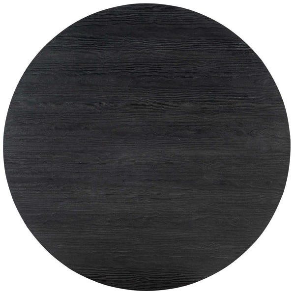 Home Fashion Chapman Shou Sugi Ban Round Cocktail Table
