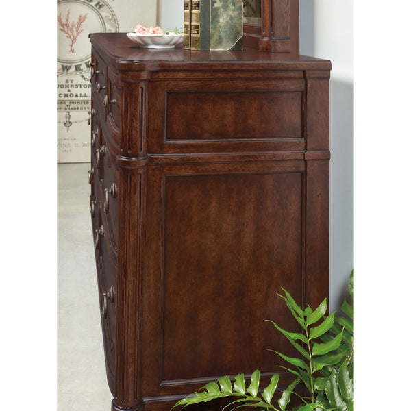 Home Fashion Charleston 7 Drawer Dresser Maraschino Cherry