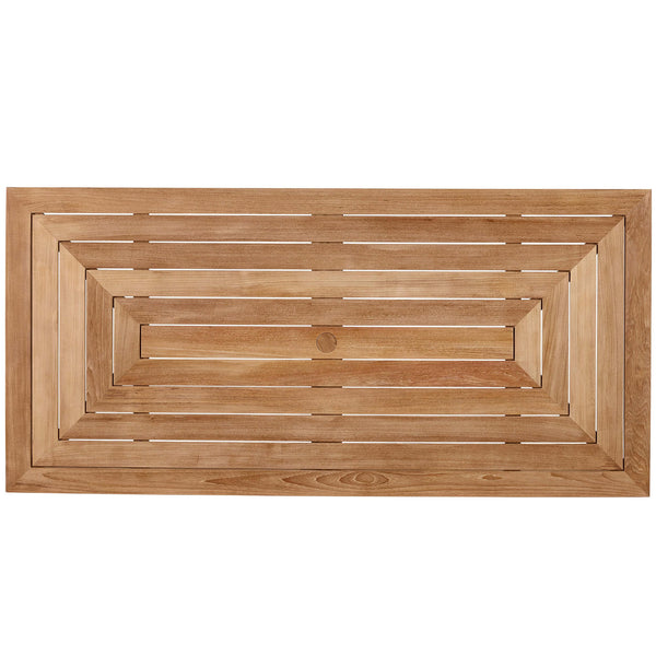 Home Fashion Chesapeake Rectangular Outdoor Dining Table