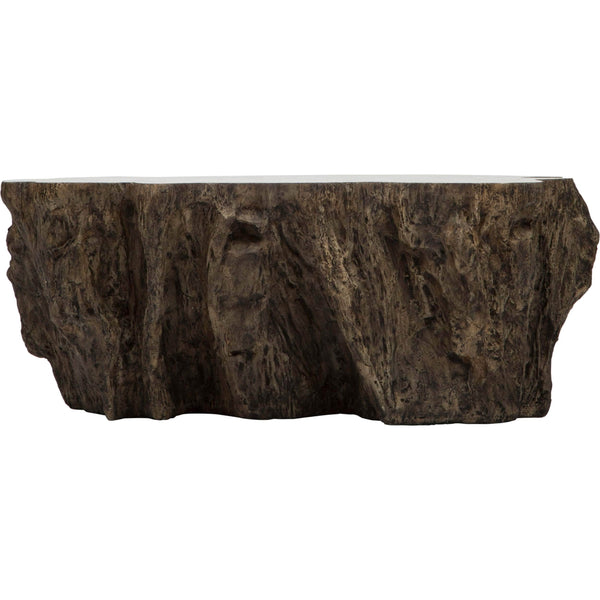 Home Fashion Chloe Fossilized Clam Lava Coffee Table